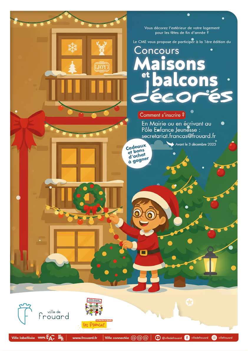 affiche du concours des maisons et balcons décorés