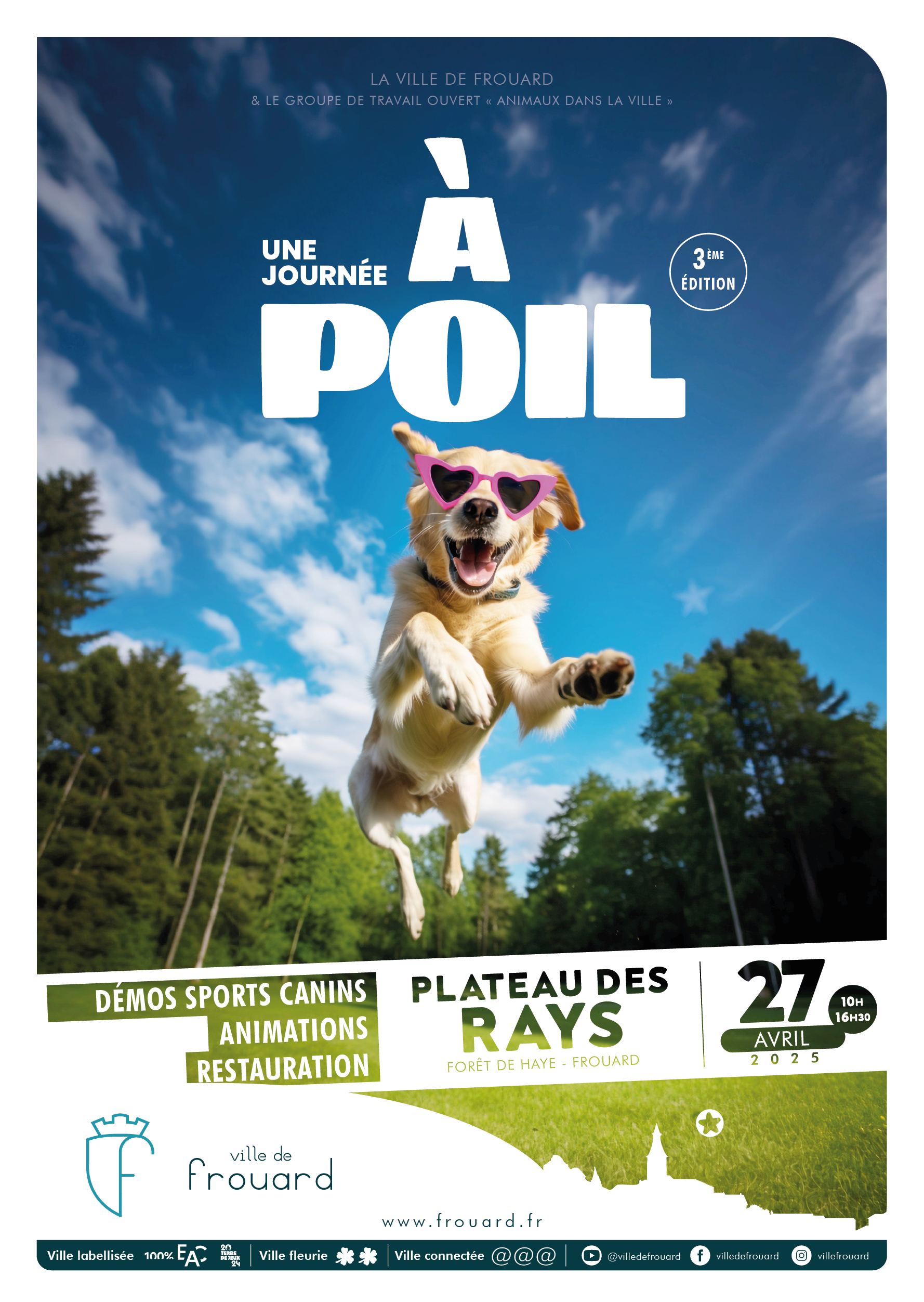 affiche de la journée des animaux