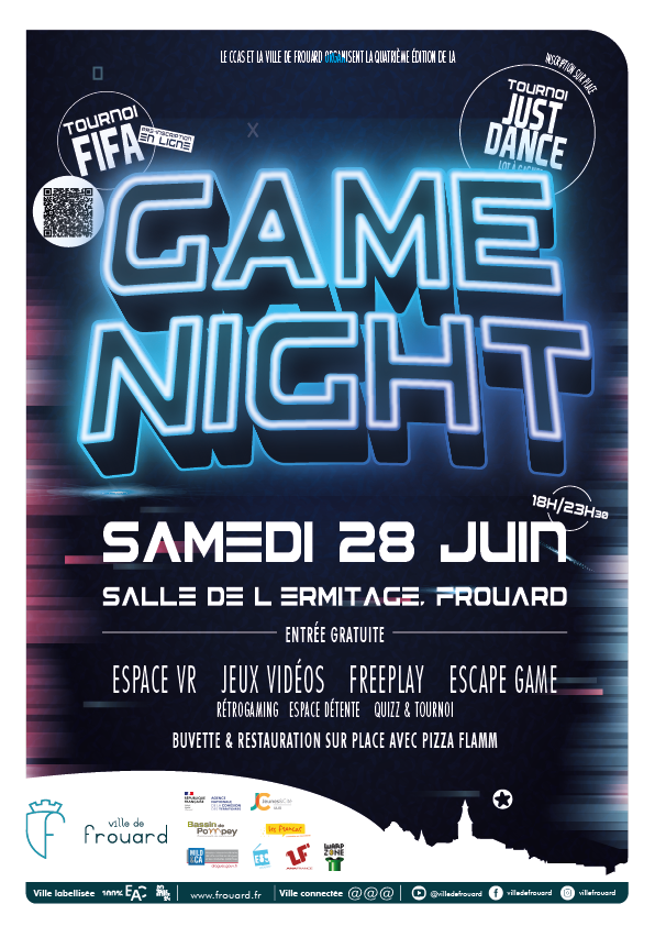 affiche de la game night