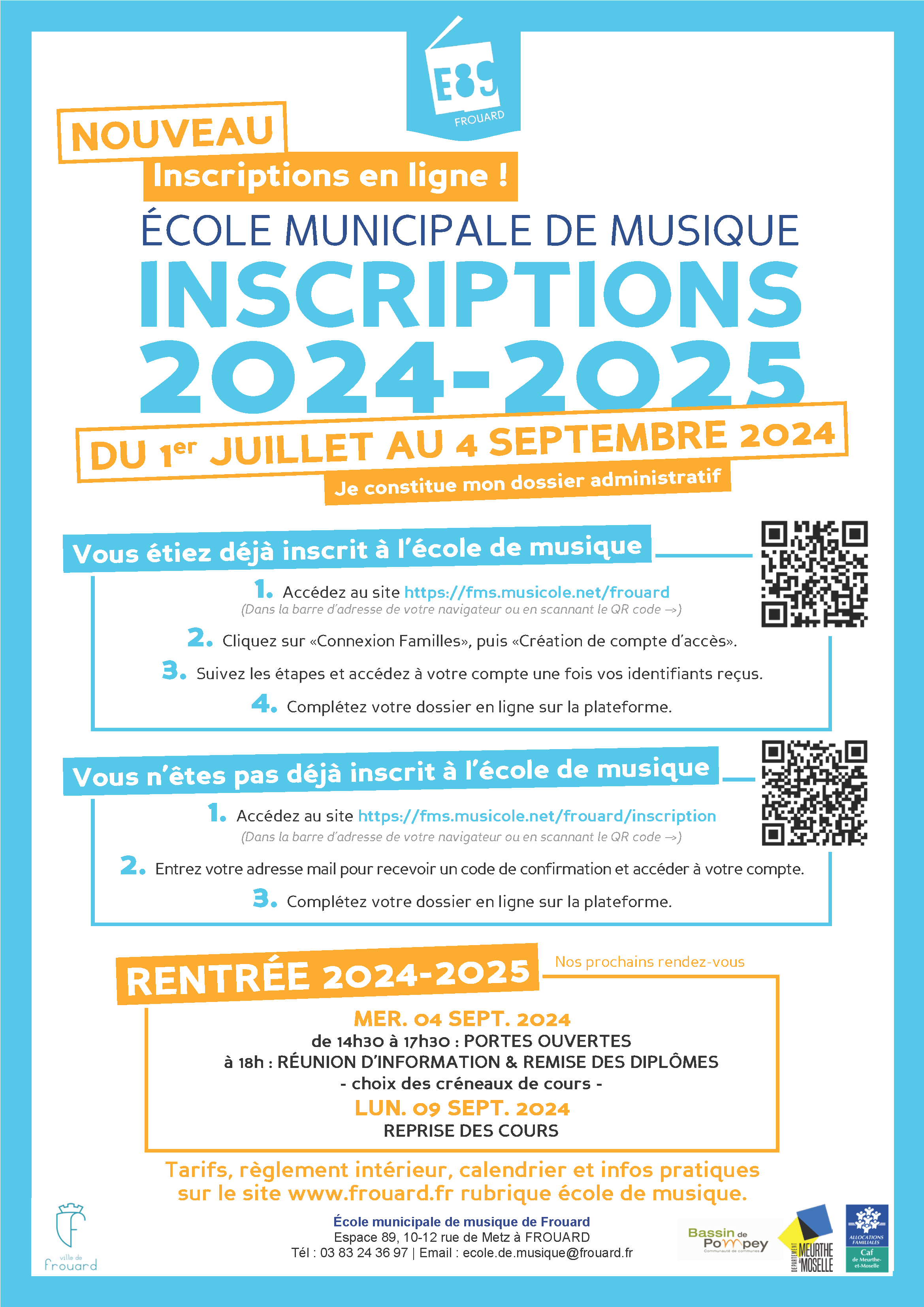 inscription école de musique de frouard