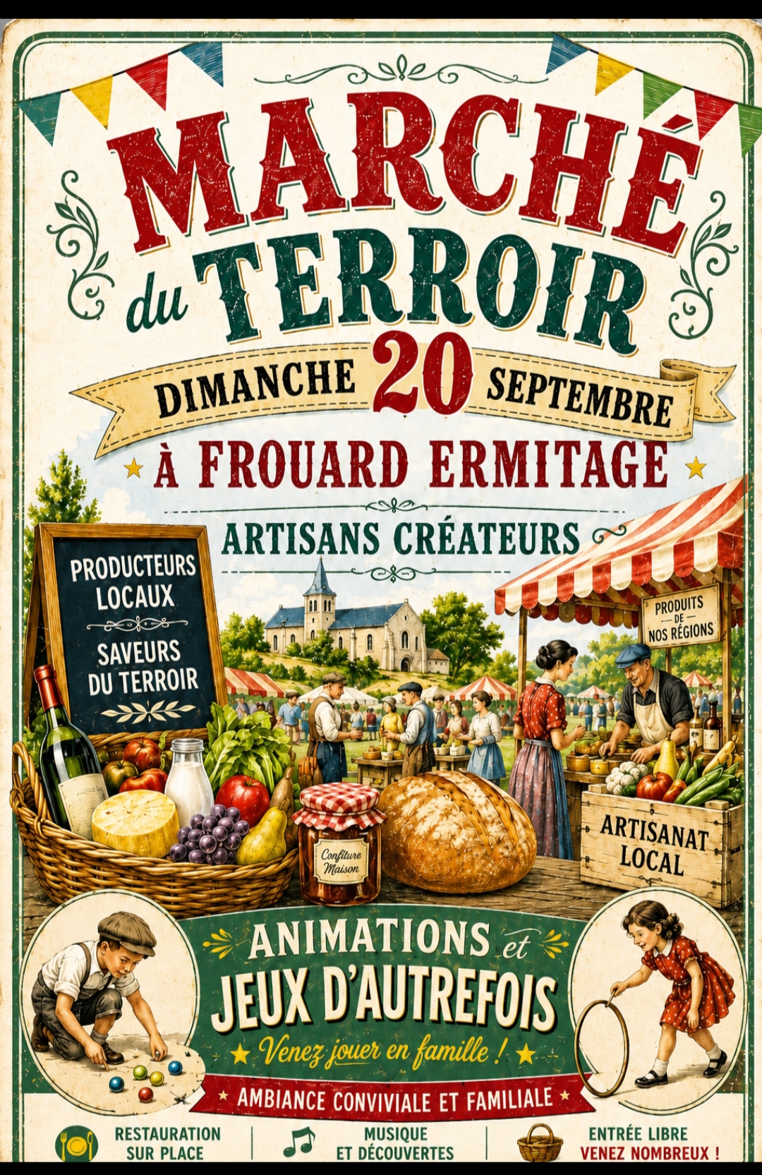 Marché dominical terroir