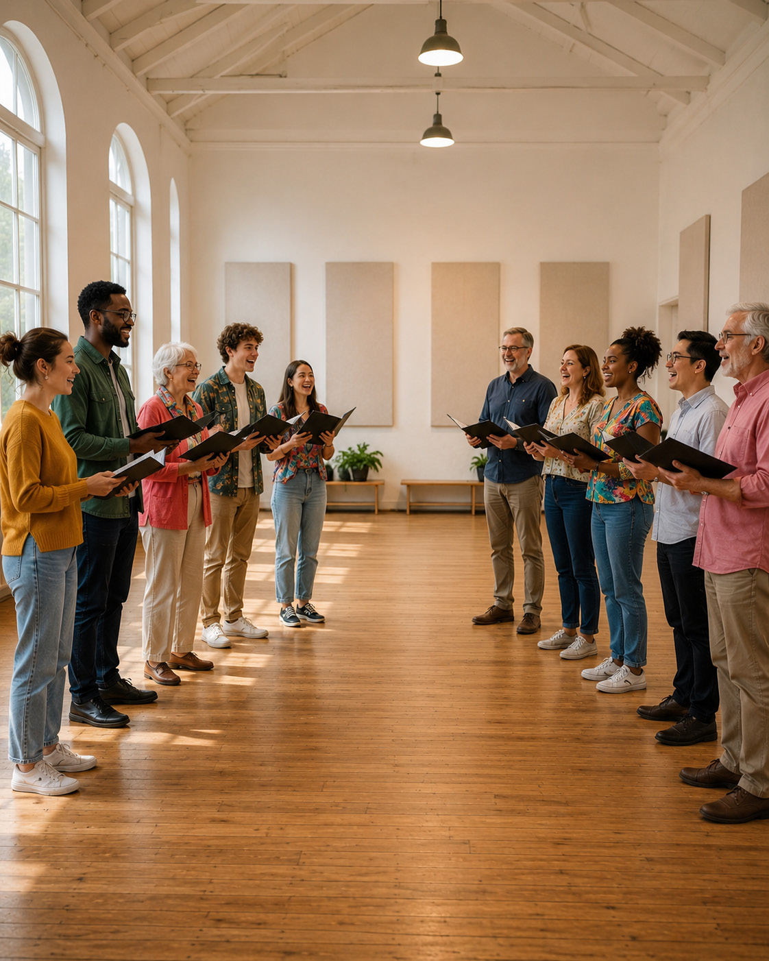 Chorale réunissant adolescents et adultes